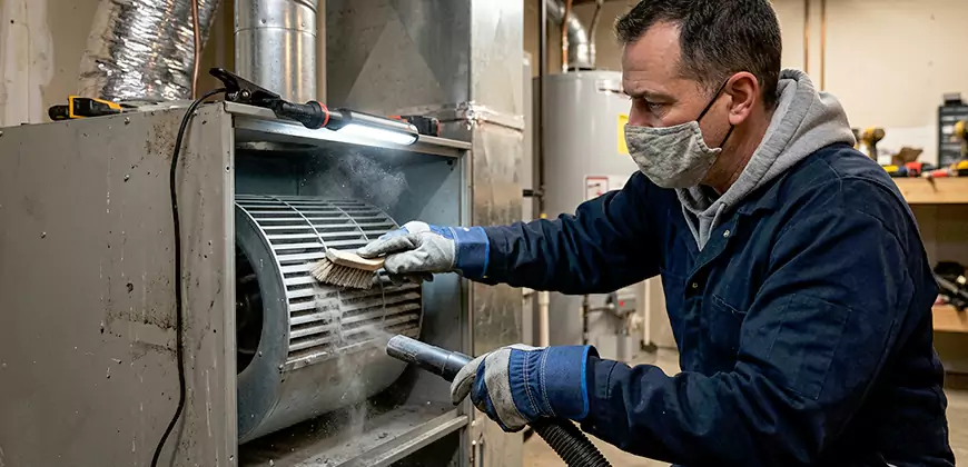 HVAC Blower Compartment Cleaning in Winston Salem