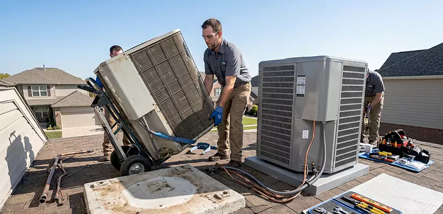 Emergency Air Conditioning Unit Swap in Winston Salem
